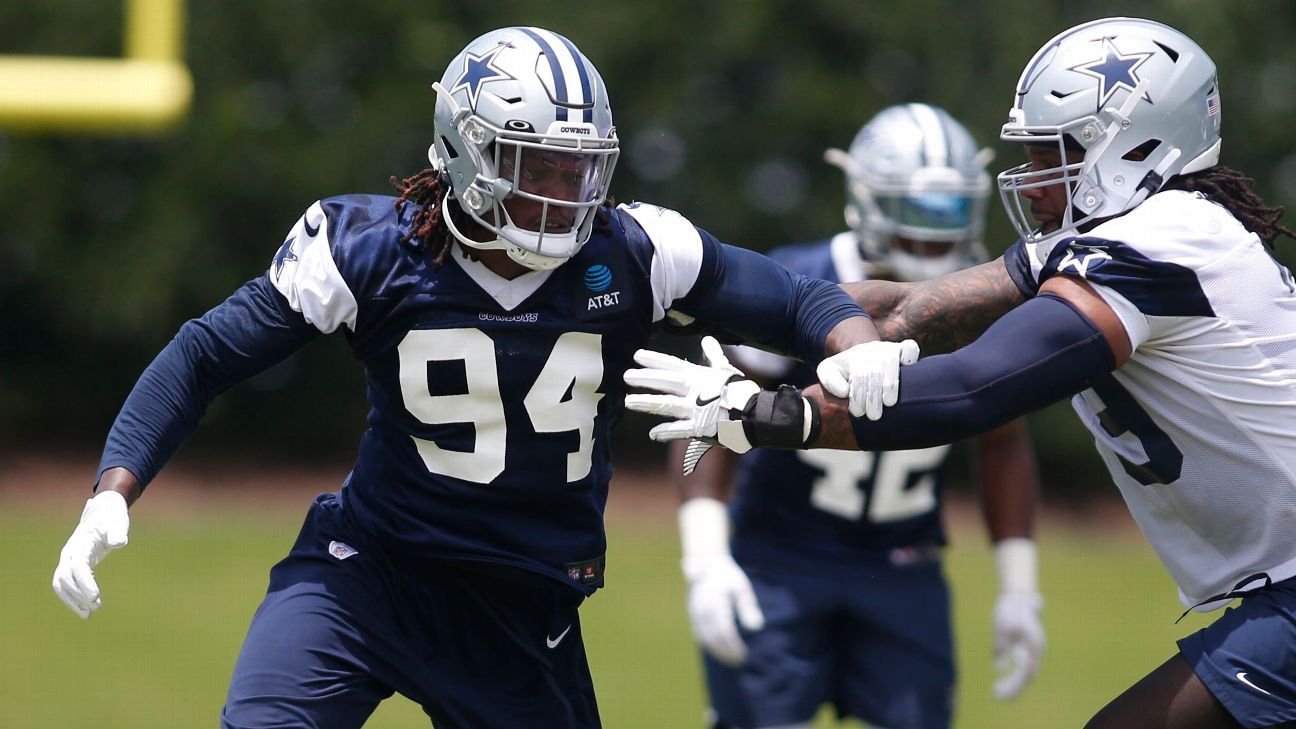 Dallas Cowboys OL Ty Nsekhe hospitalized with heat-related illness, out Sunday