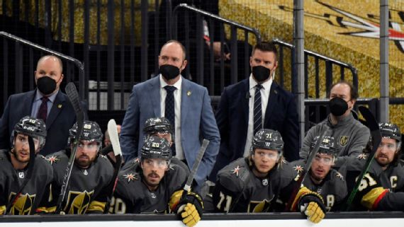 Peter DeBoer and Chandler Stephenson