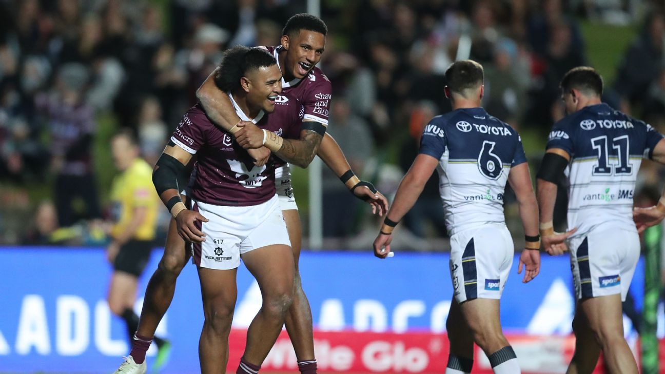 NRL Round 14 Manly Sea Eagles claim rare win without Turbo Tom