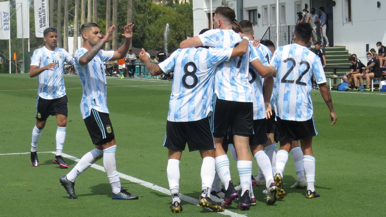 La Selección Argentina Sub 23 le ganó 2 a 0 a Arabia Saudita en Marbella