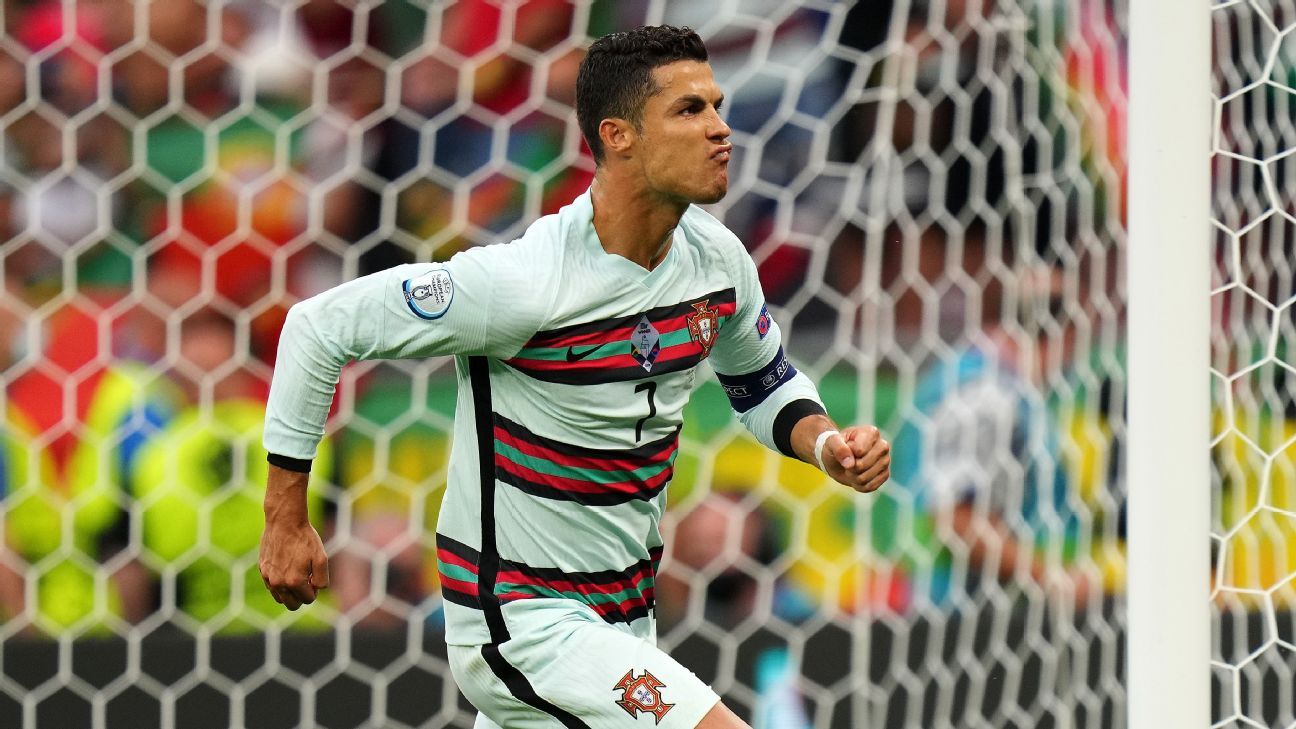 Ronaldo breaks goals record at Euro 2020
