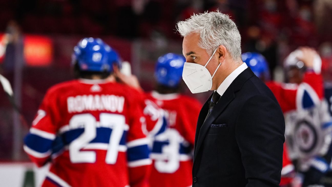 Montreal Canadiens coach Dominique Ducharme symptom-free, hopes to return in days