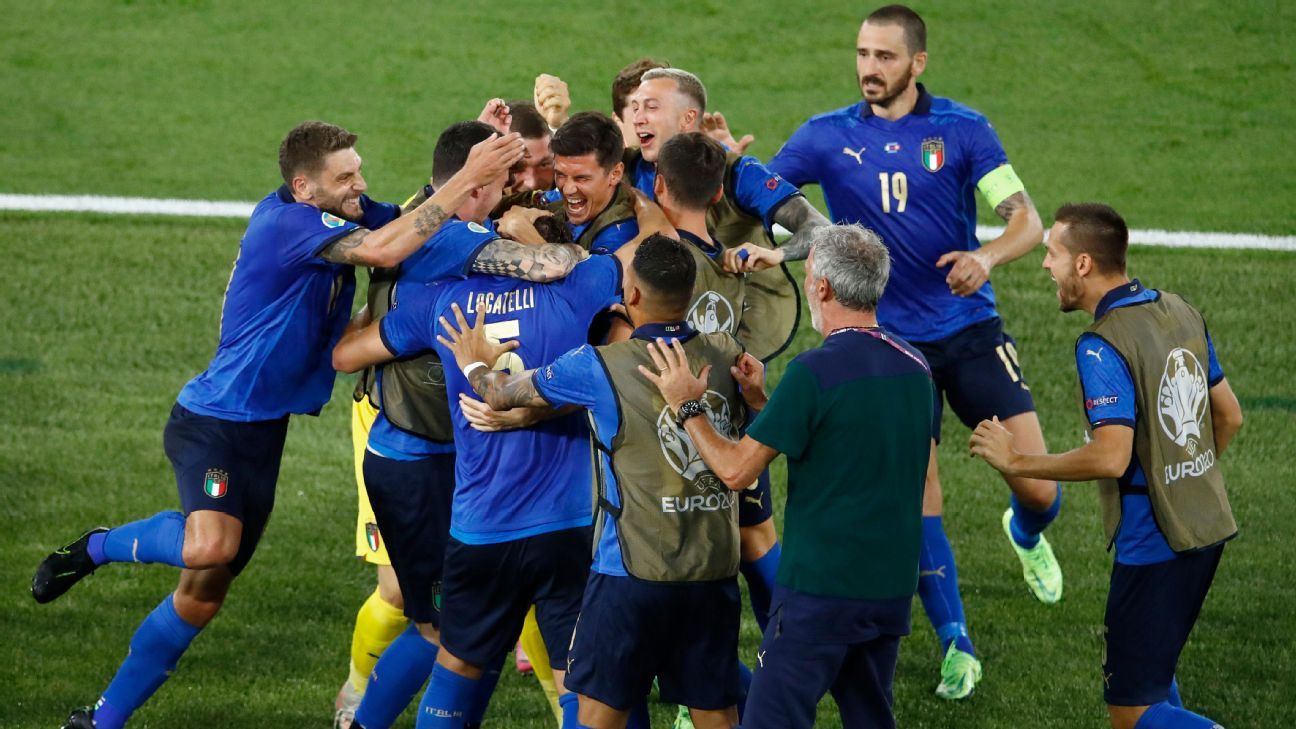 Euro 2020 so far: Italy brilliant, England and France not so much