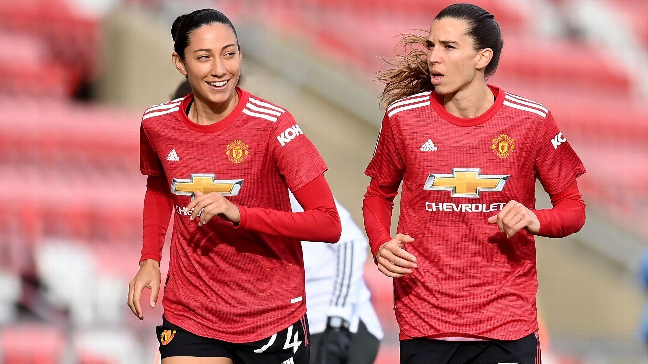 Christen Press and Tobin Heath shirts outsold EVERY Man Utd men's player in  the first three days