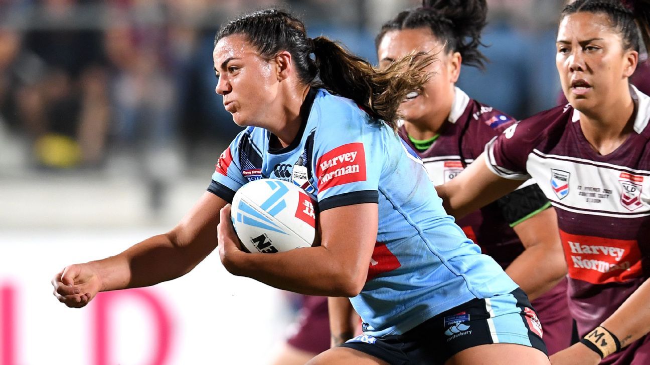 Women's State of Origin NSW forward Millie Boyle set for historical ...