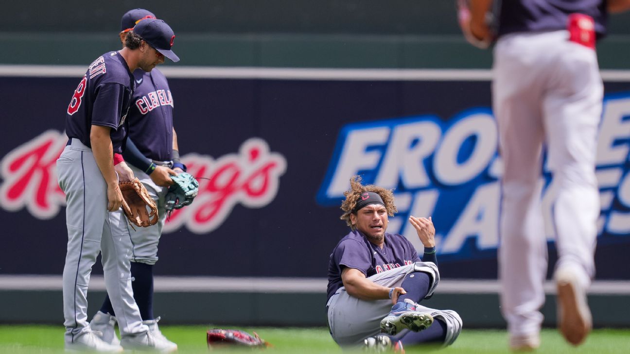 Cleveland Indians' Josh Naylor set for surgery Friday on fractured