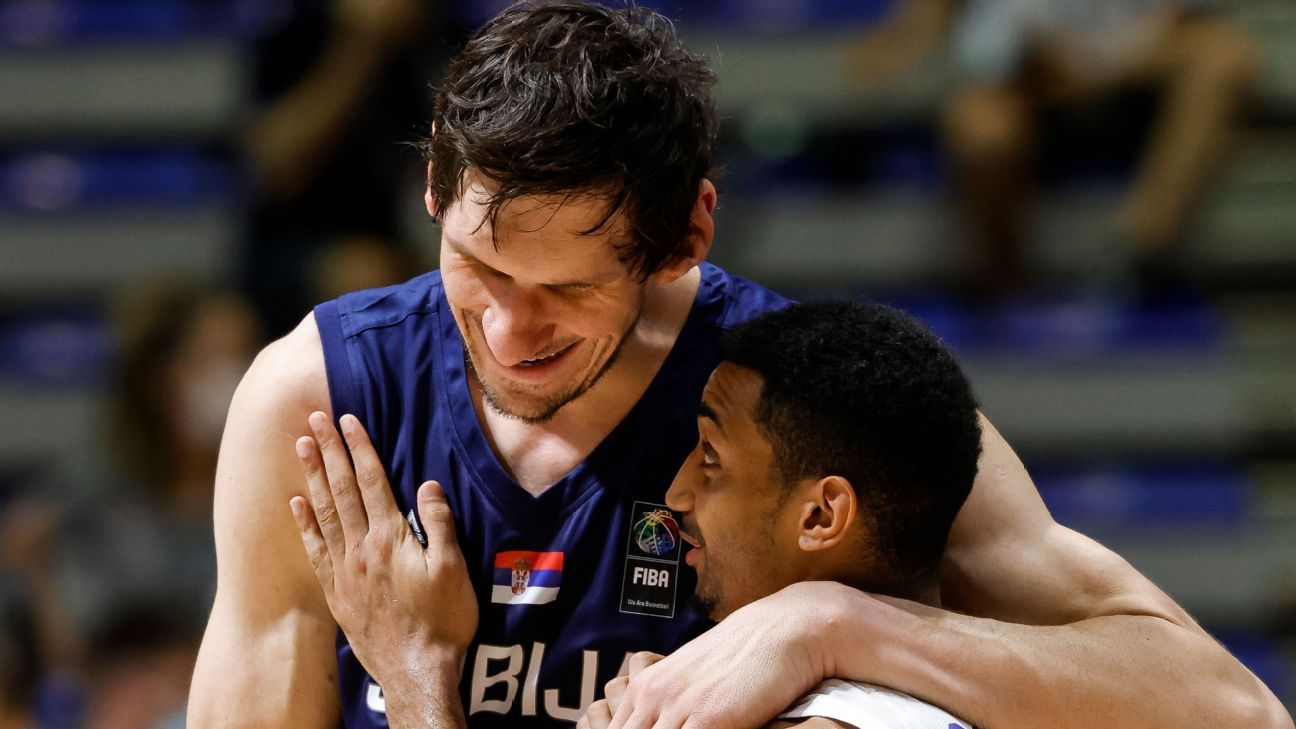 Boban Marjanovic leads Serbia to a win over the Dominican Republic / News 