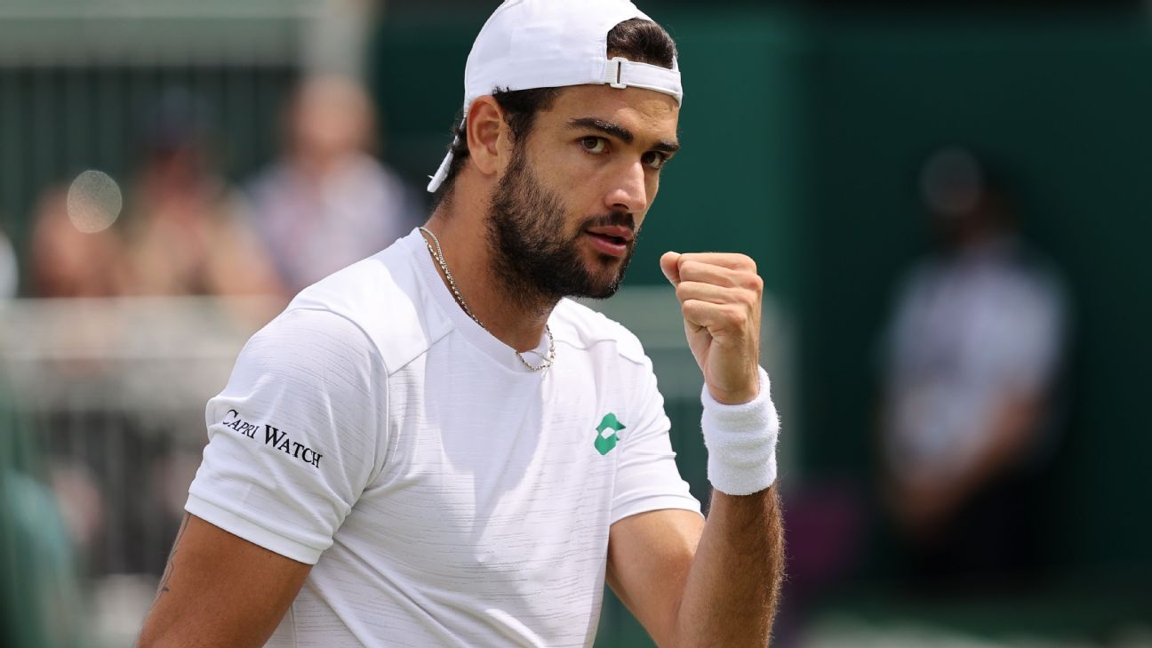 Matteo Berrettini's grass-court prowess reminiscent of another Wimbledon great