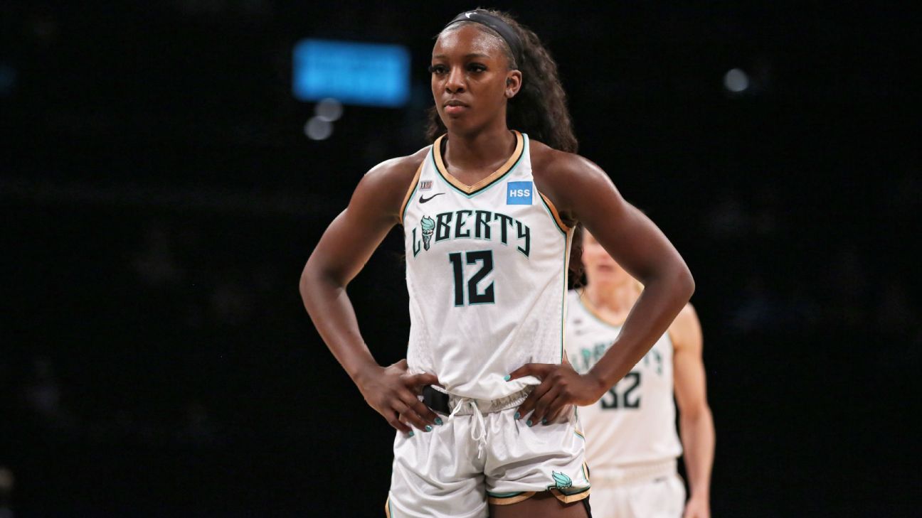 New York Liberty forward Michaela Onyenwere named WNBA's 2021 Rookie of ...