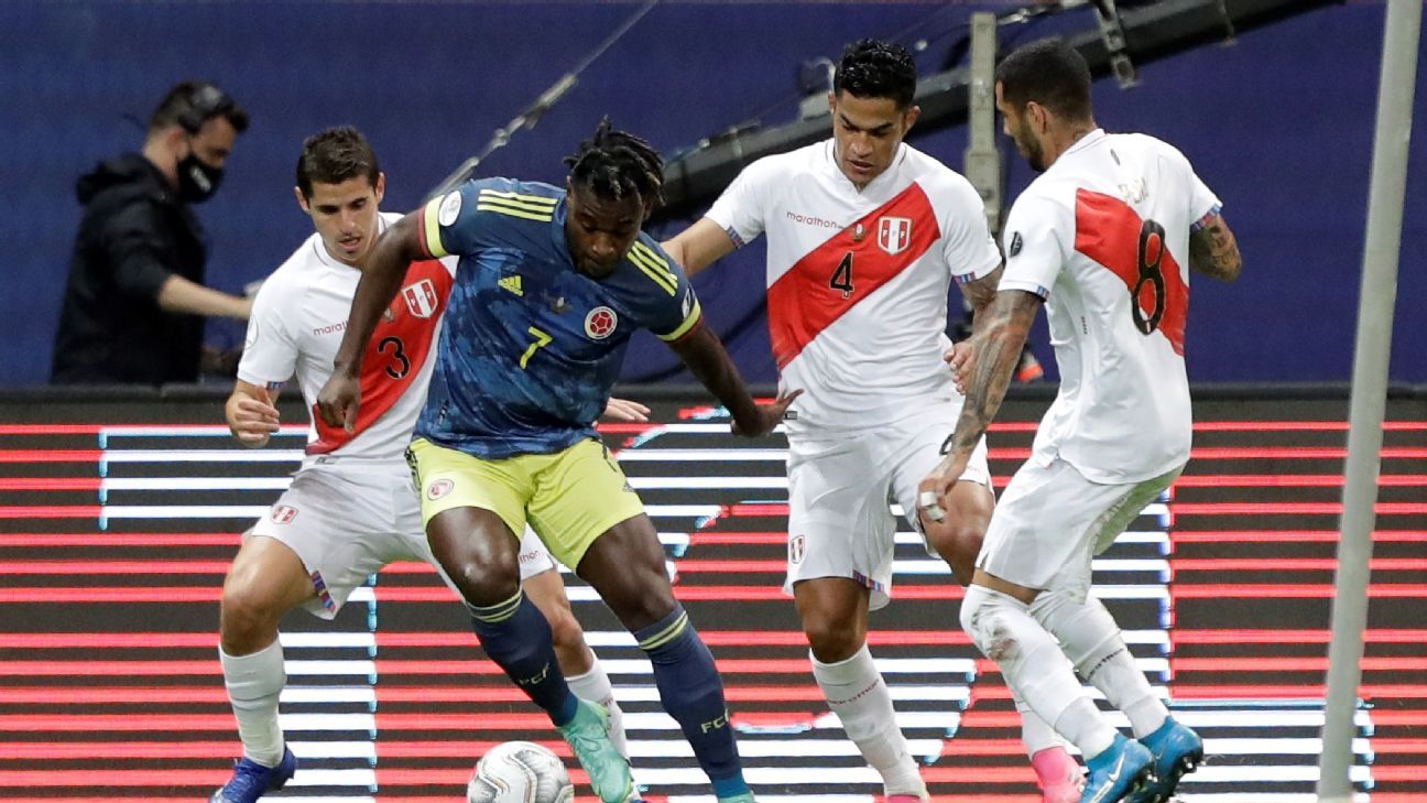 Colombia vs. Perú - Reporte del Partido - 9 julio, 2021 - ESPN