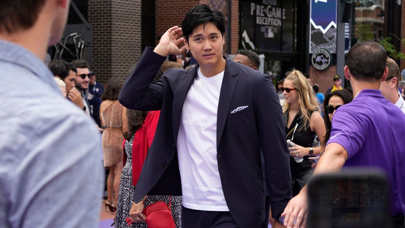 2021 MLB All-Star Game - Best looks from Shohei Ohtani, Fernando Tatis Jr.  and other stars walking the 'purple carpet' - ESPN