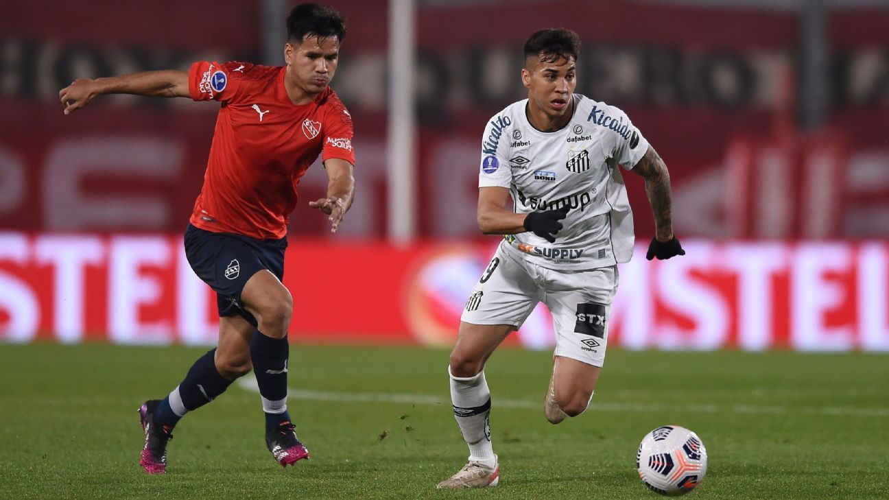 Copa Sul-Americana: Santos empata por 1 a 1 com o Independiente e vai às quartas; João Paulo faz partida antológica - Vimarsana News