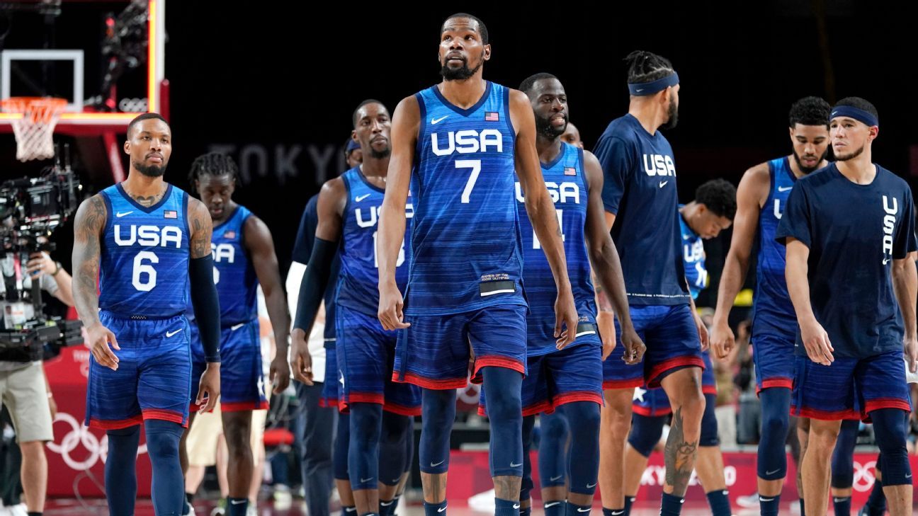 Team USA falls to France at Tokyo Games for first Olympic men's basketball loss ..
