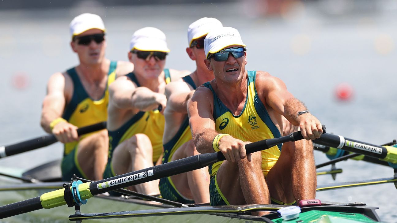 Double rowing gold for Australia at Tokyo Olympics ESPN