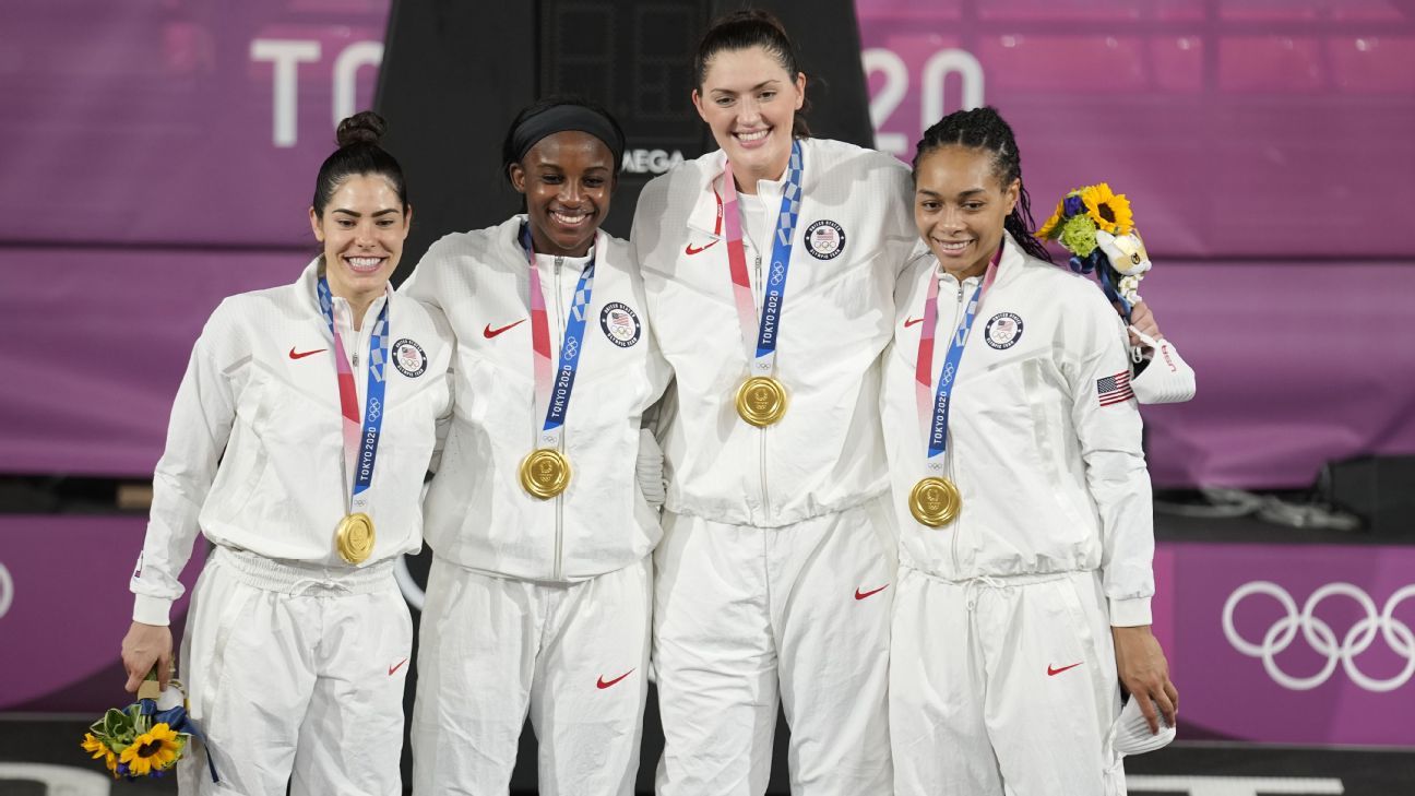 Olympics 21 U S Women Win Gold In Fun Fresh Inaugural 3x3 Basketball At Tokyo Games