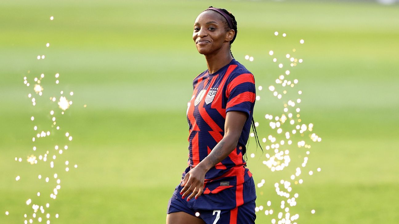 Inspiring future generations of Black women's soccer players is goal for USWNT's Crystal Dunn