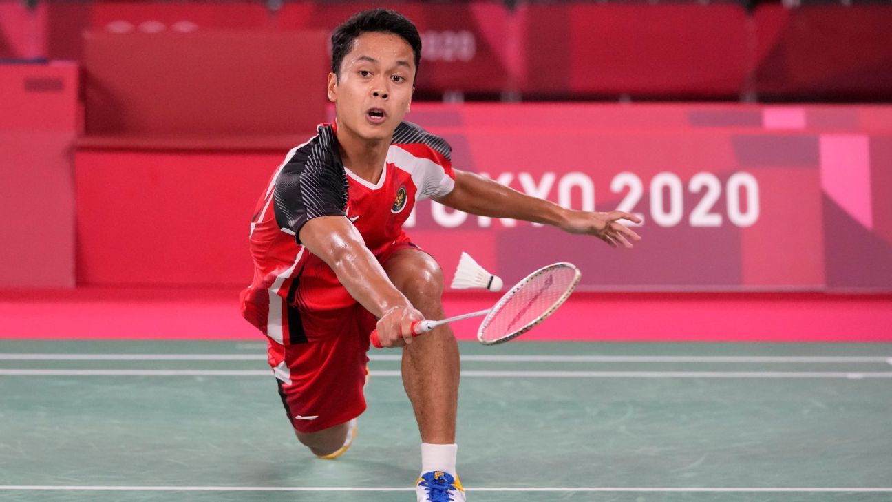 Anthony Sinisuka Ginting's Olympic badminton gold quest ends at the hands of Chen Long