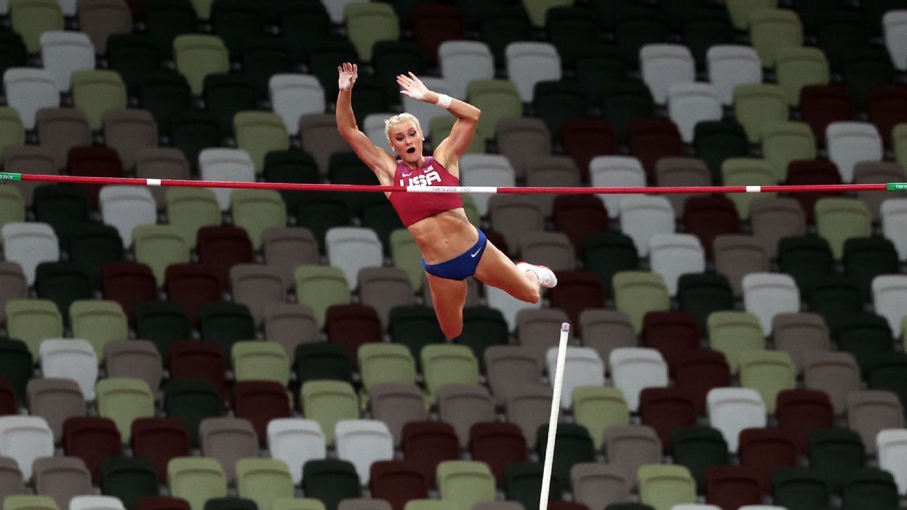 Katie Nageotte surprises with pole vault gold for U.S.