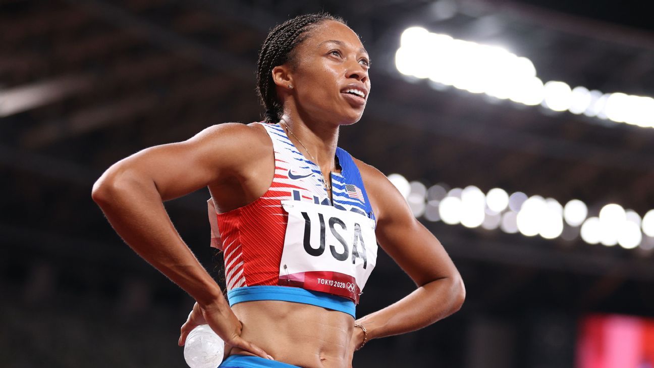 Allyson Felix won one last gold, then soaked in her final Olympics moment