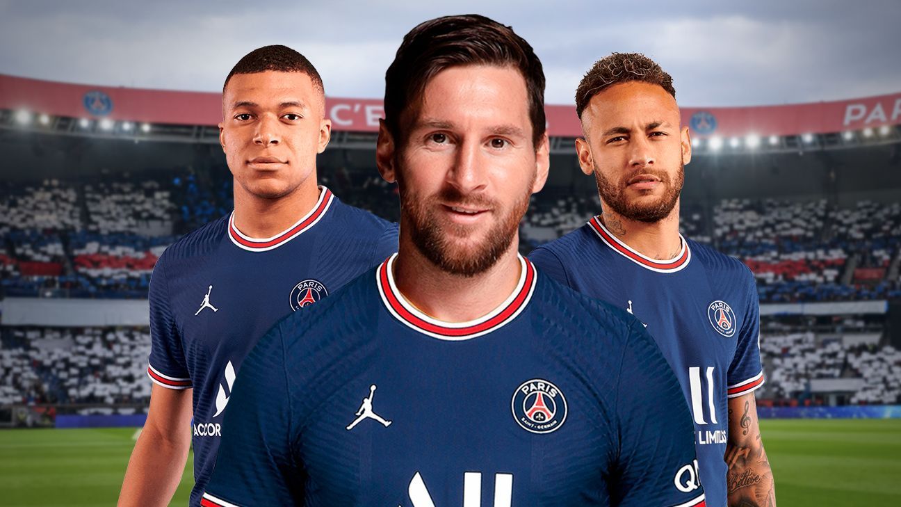 Neymar y Mbappé presentan juntos la nueva camiseta del PSG