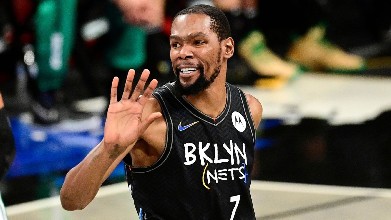 NBA general manager tap Brooklyn Nets to win championship, with Kevin Durant as MVP selection