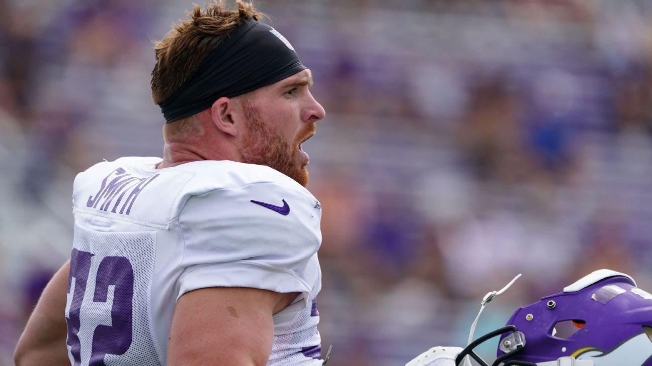 Minnesota Vikings linebacker Cameron Smith recovering from open