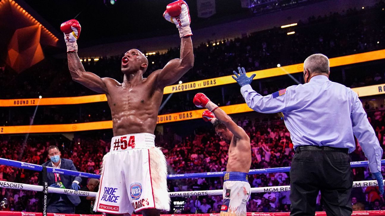 Yordenis Ugas upsets Manny Pacquiao by decision to retain WBA title