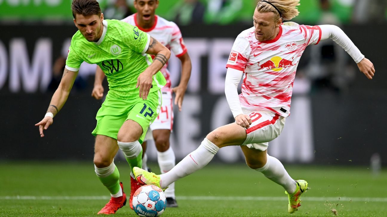 VfL Wolfsburg vs. RB Leipzig Football Match Report August 29, 2021