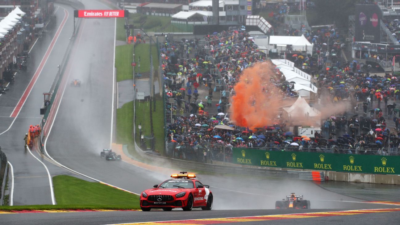 F1 drivers relieved, confused and angry measure Belgian Grand Prix washout