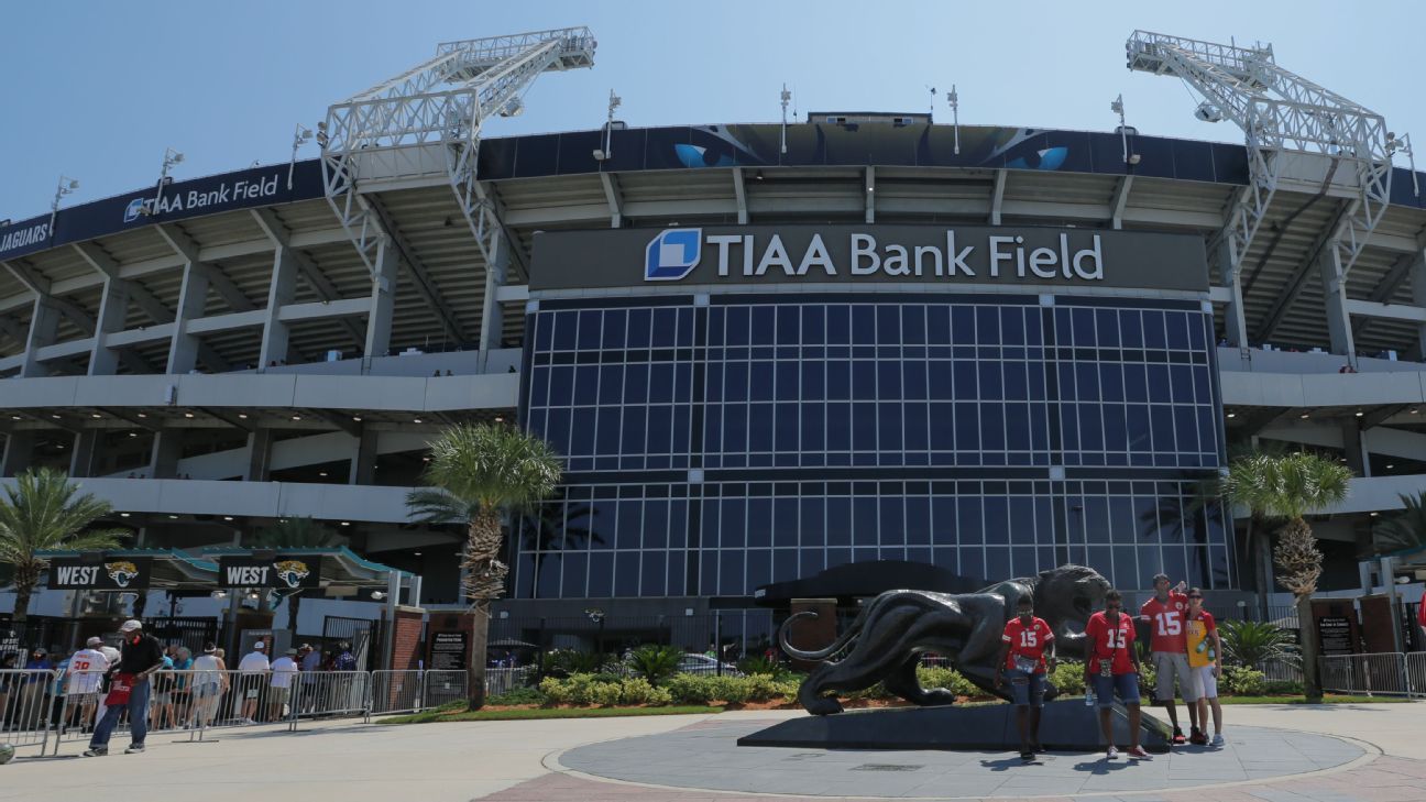 Packers-Saints to be played at Jacksonville's TIAA Bank Field in Week 1