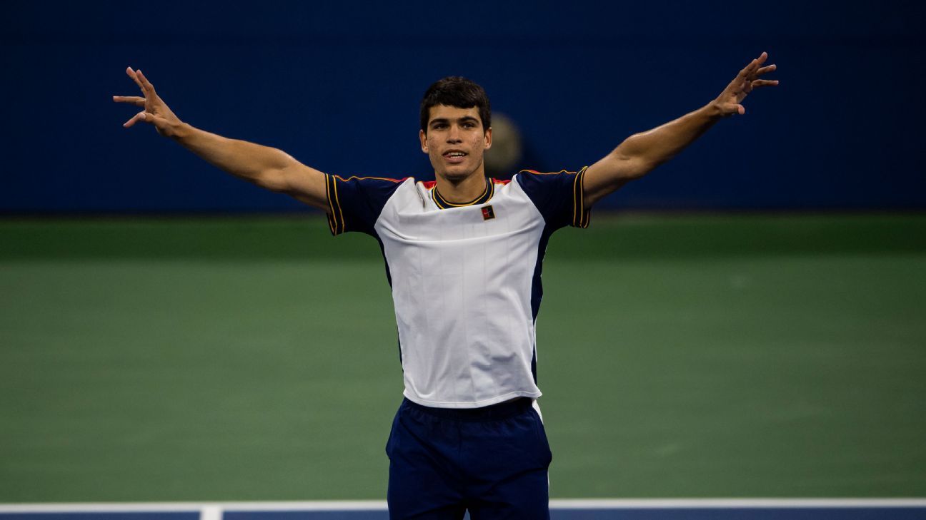 20-year-old world no. 1 tennis player Carlos Alcaraz becomes a Louis V