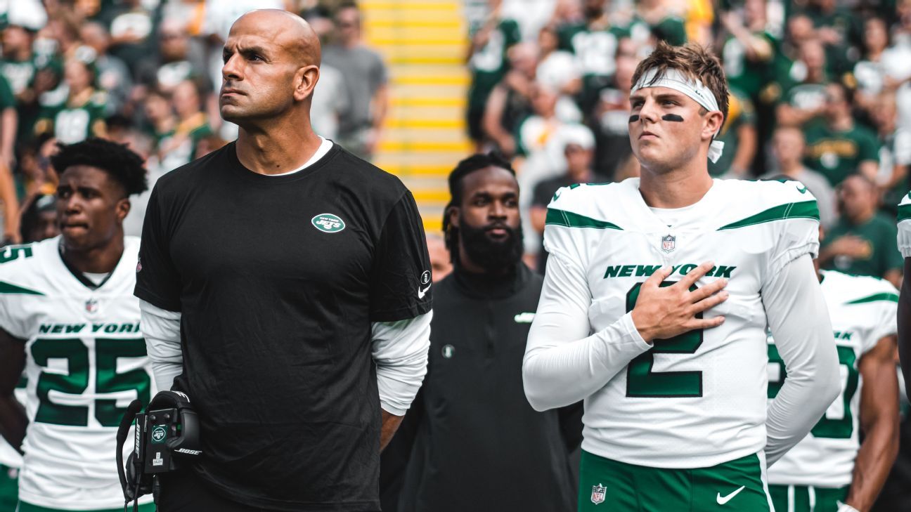Jets standing by QB Zach Wilson 'through hell or high water'