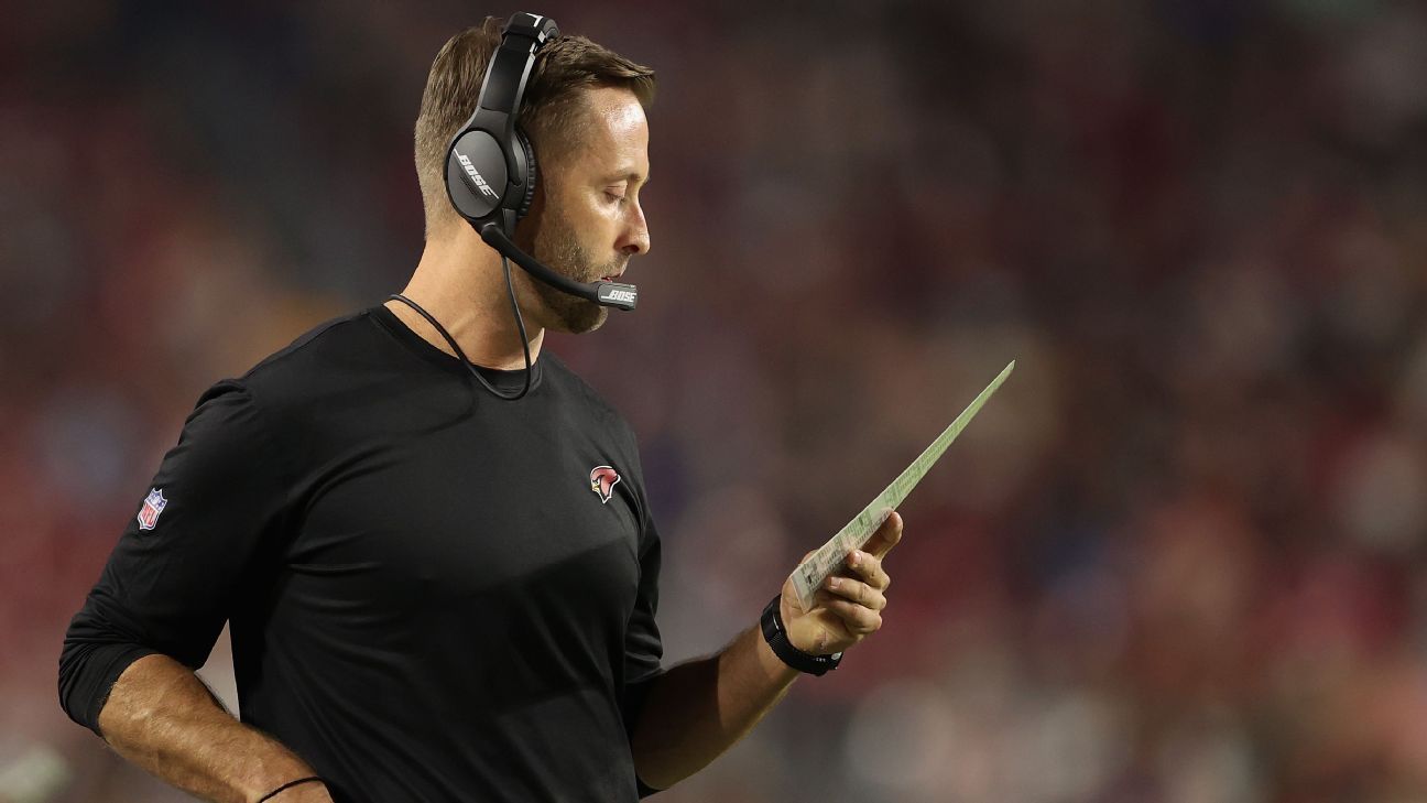 L’allenatore degli Arizona Cardinals Cliff Kingsbury Vs.  Permesso di ripetere Houston Texans