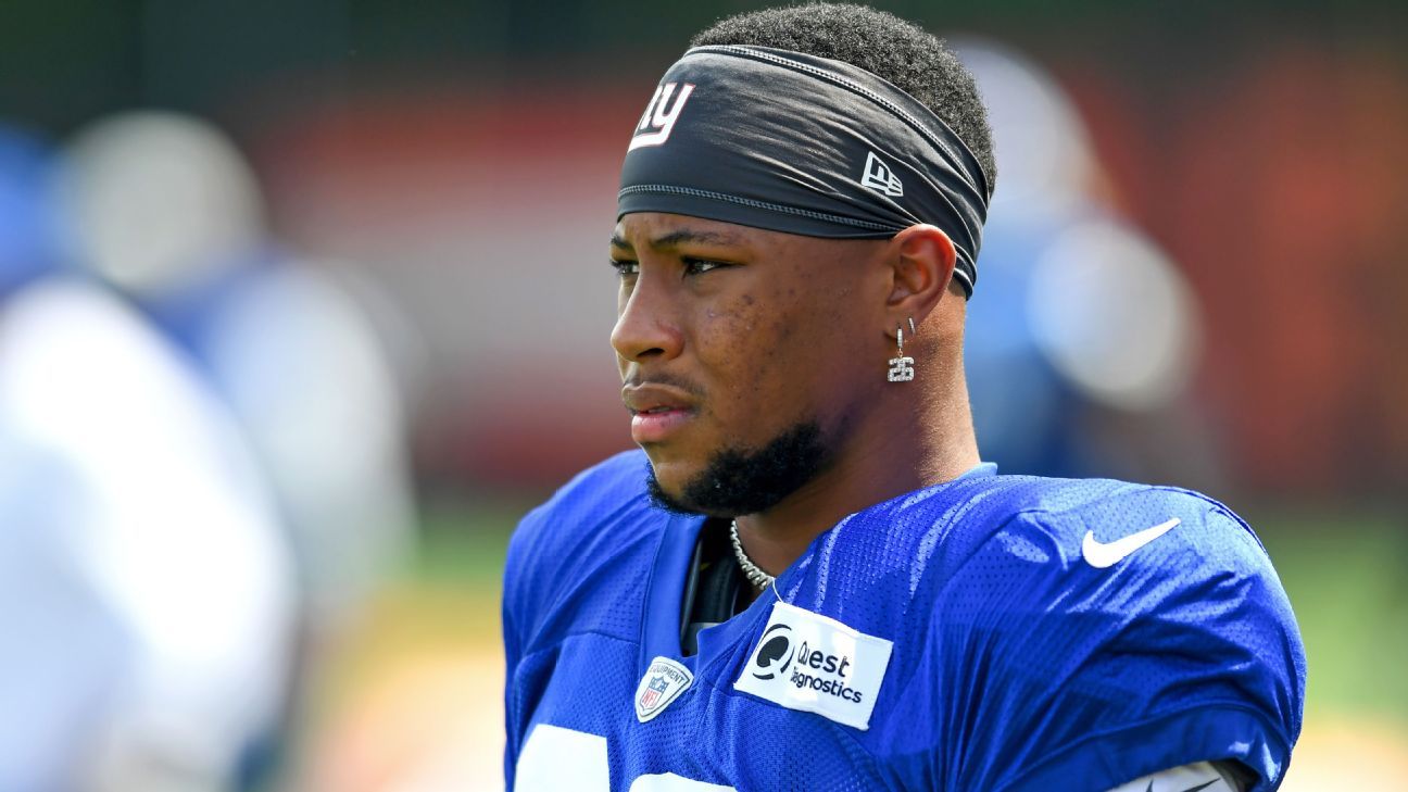 纽约巨人队准备接听 RB Saquon Barkley 的电话，总经理 Joe Schoen 说