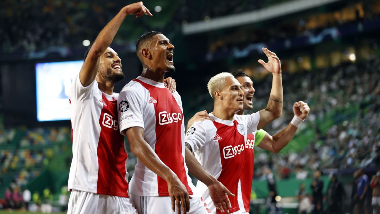 Sporting CP vs. Ajax Amsterdam - Football Match Report - September 15, 2021  - ESPN