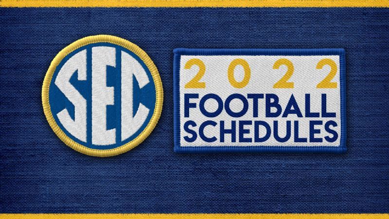 2022 SEC football schedule released