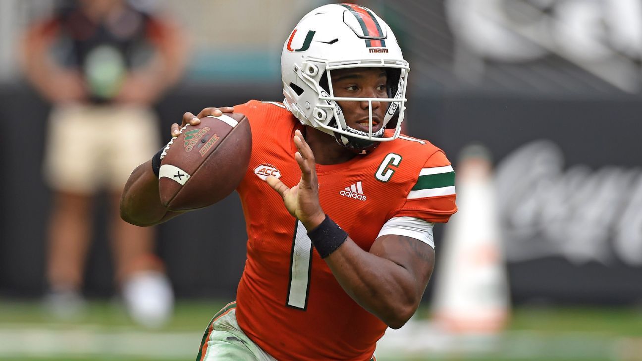 Miami Hurricanes quarterback D'Eriq King to have season-ending shoulder surgery;..