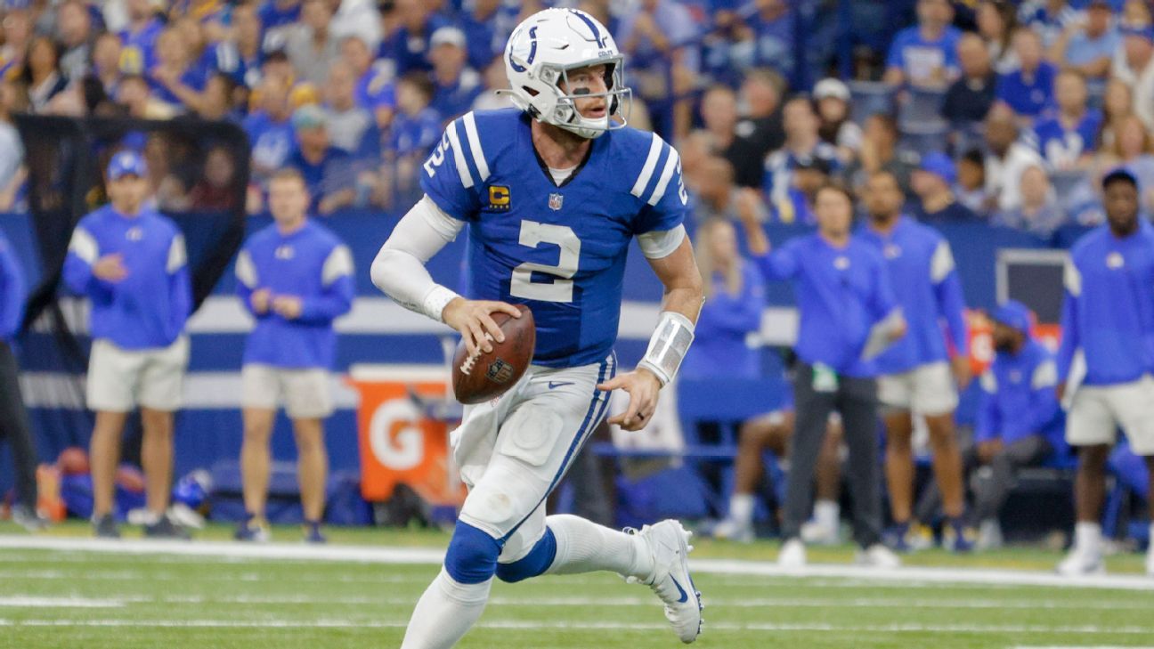 Carson Wentz se reintegra a entrenamientos de los Colts ESPN