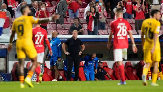 Benfica Vs Barcelona Football Match Report September 29 21 Espn Benfica Vs Barcelona Football Match Report September 29 21 Espn