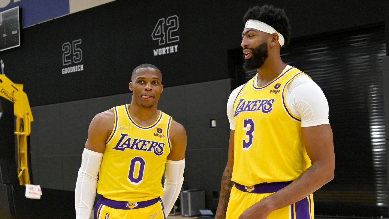 Los Angeles Lakers' Russell Westbrook vows to push Anthony Davis 'every single n..
