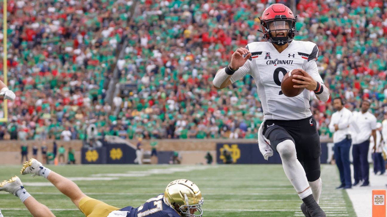 Cincinnati's Luke Fickell says win over Notre Dame 'a big step' for team's playo..