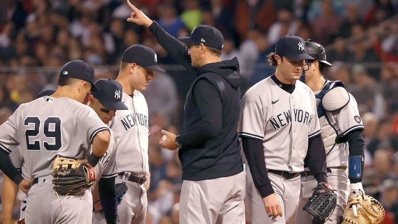 Yankees manager Aaron Boone 'at peace' with future up in air as New York's seaso..