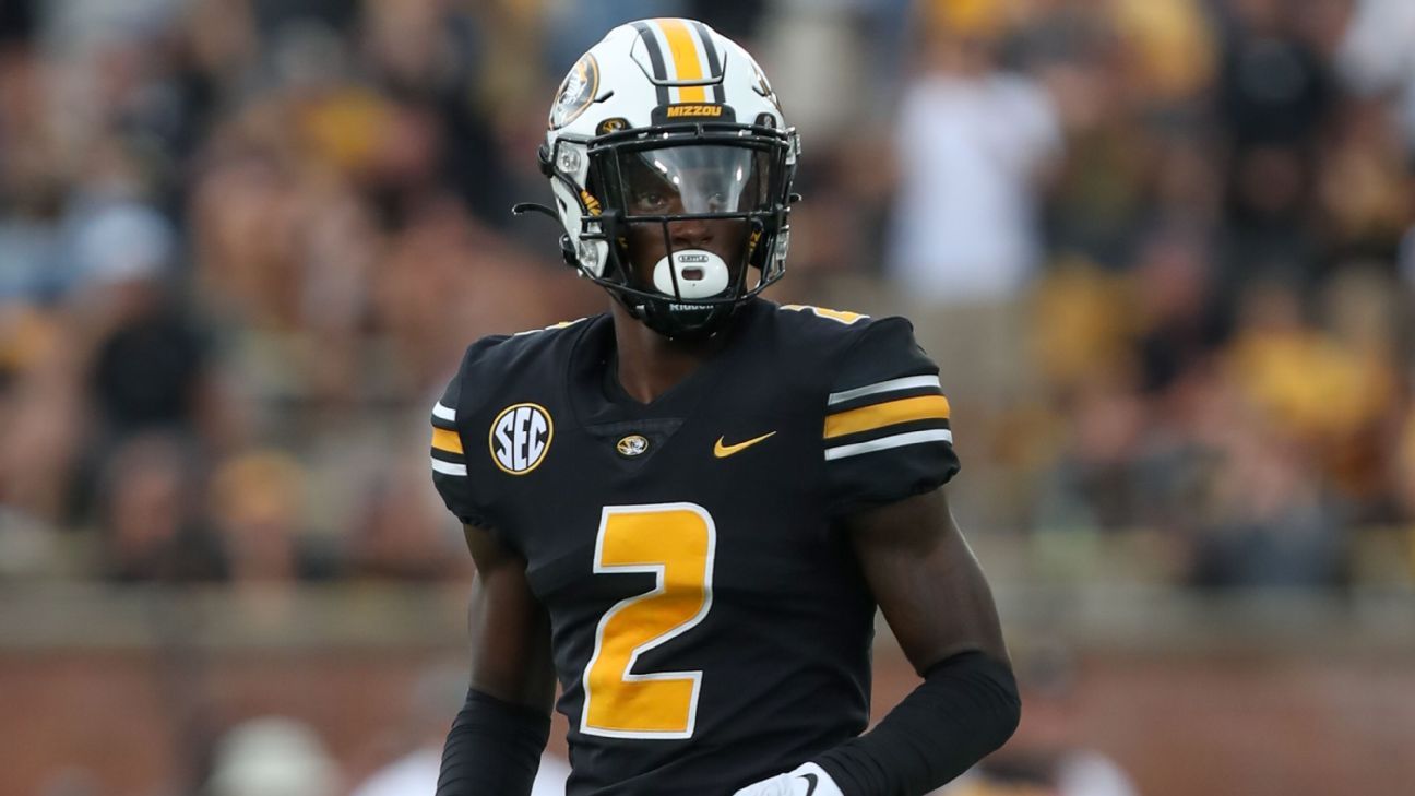 Missouri Tigers CB Ennis Rakestraw Jr. tears ACL in practice ESPN