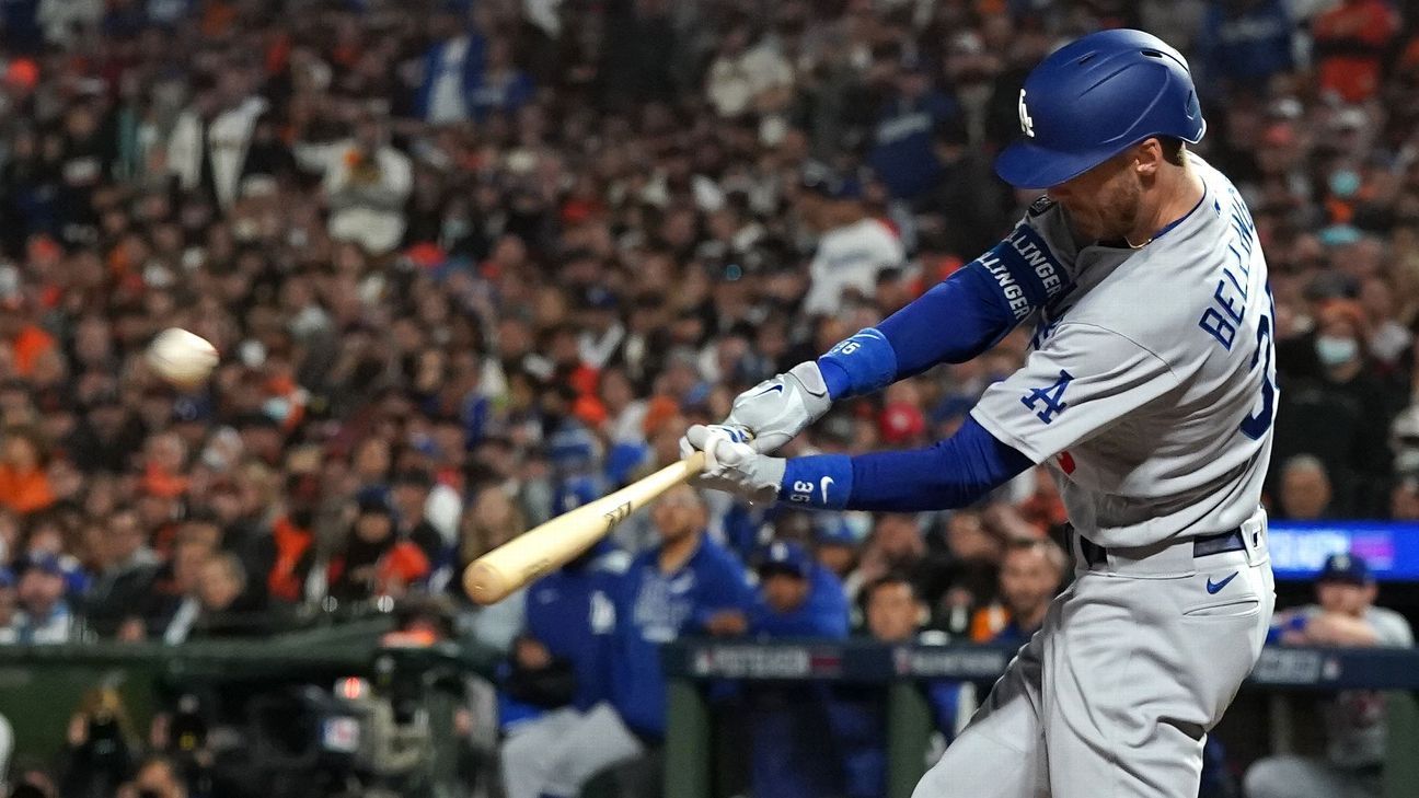 Cody Bellinger's two-run double sparks Dodgers in Game 2 of NLDS