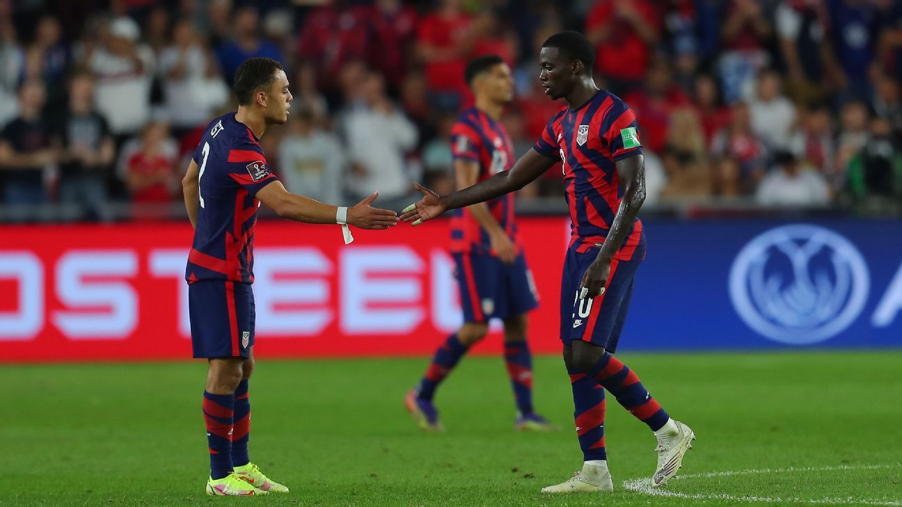 U.S. reliance on youth pays off as Dest, Weah lead comeback win