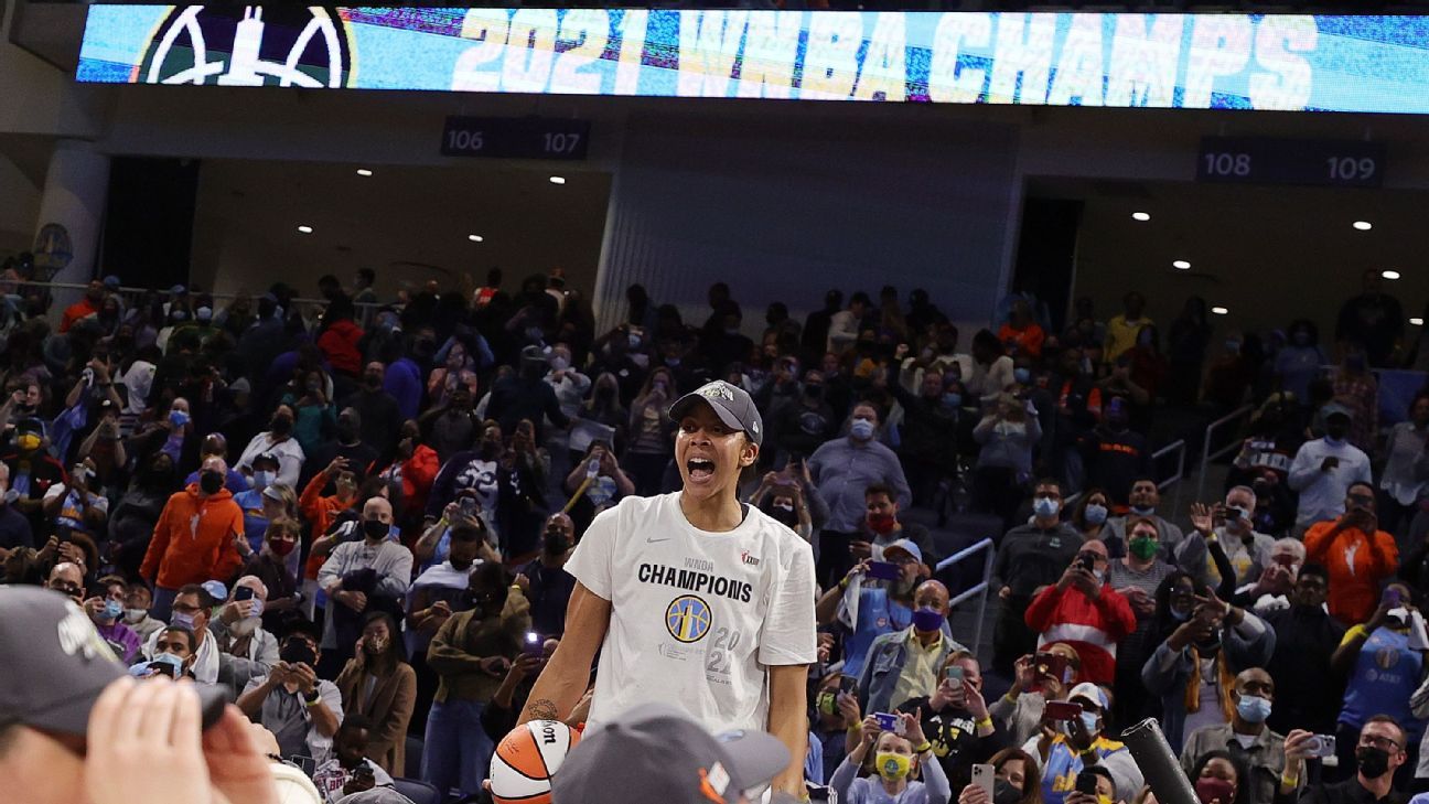 WNBA Champions Chicago Sky's Candace Parker and Kahleah Copper
