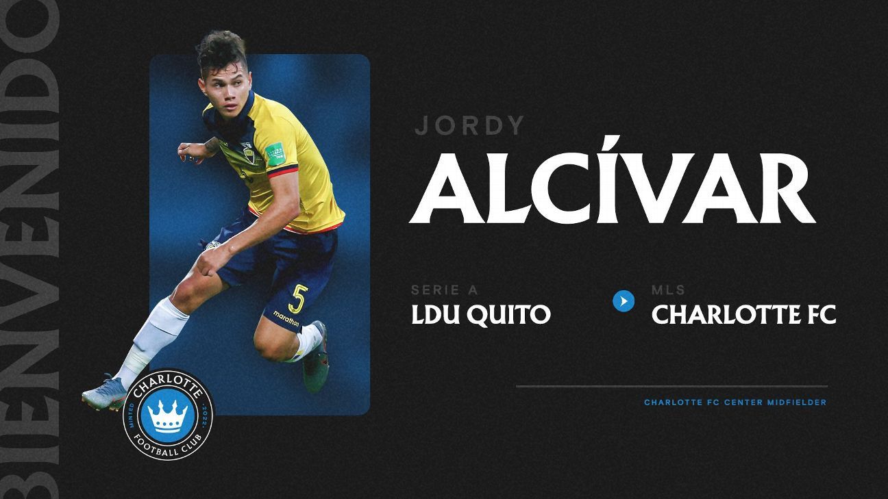 Oficial Jordy Alcívar Jugará En Charlotte Fc De La Mls Espn