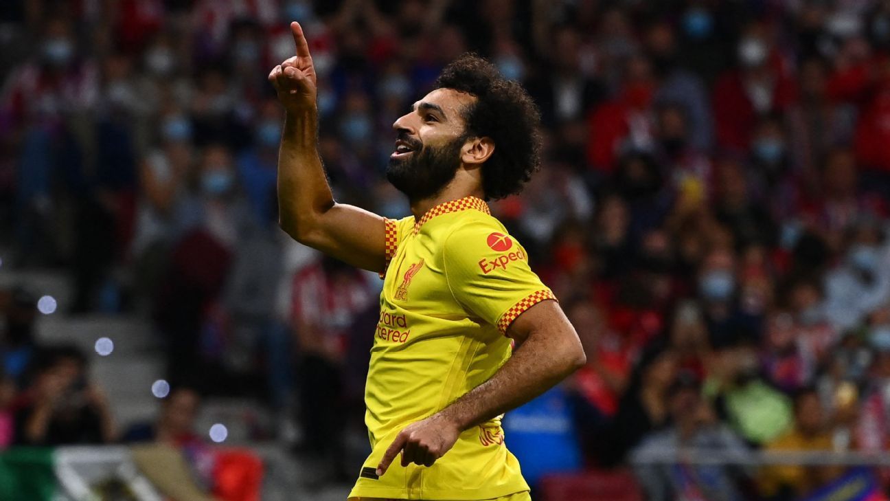 Salah's dream form continues in Liverpool win at Atletico Madrid as Griezmann en..