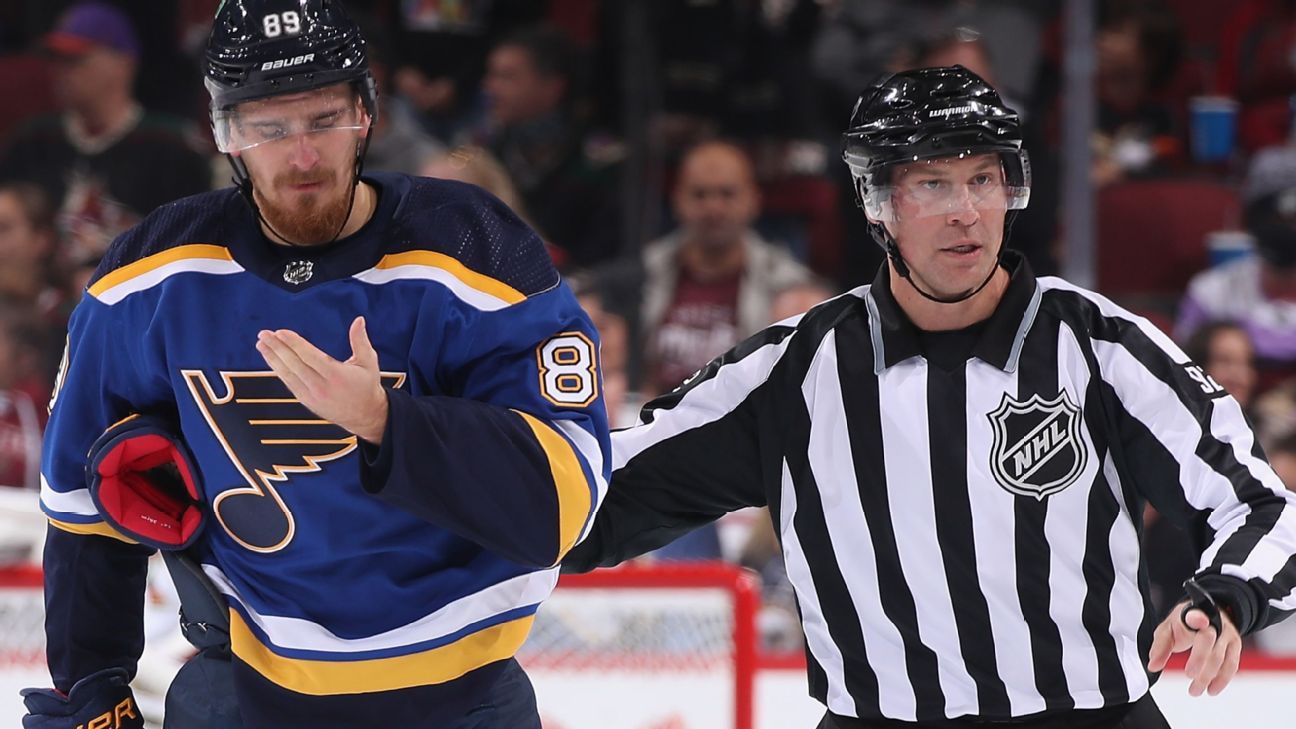 Blues' Pavel Buchnevich suspended 2 games for headbutting