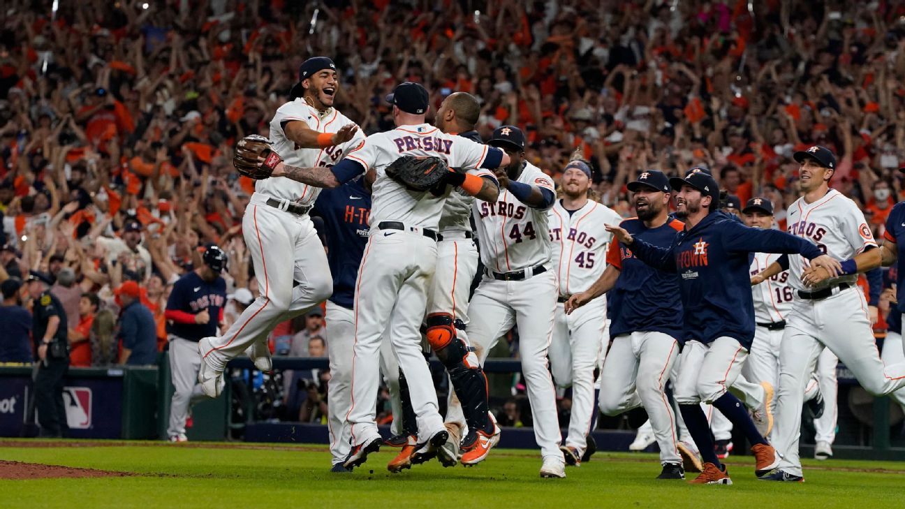 WORLD SERIES CHAMPS: Astros are World Champions after defeating the  Phillies in Game 6 at Minute Maid Park